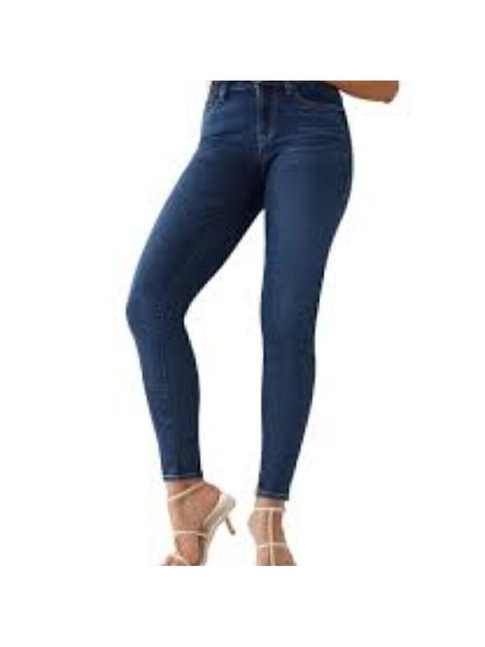 Nwt True Religion Halle Mid Rise Super Skinny Distressed  Jeans Size 26